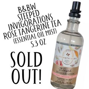 B&BW Steeped Invigoration Rose-Tangerine-Tea Essential Oil Mist